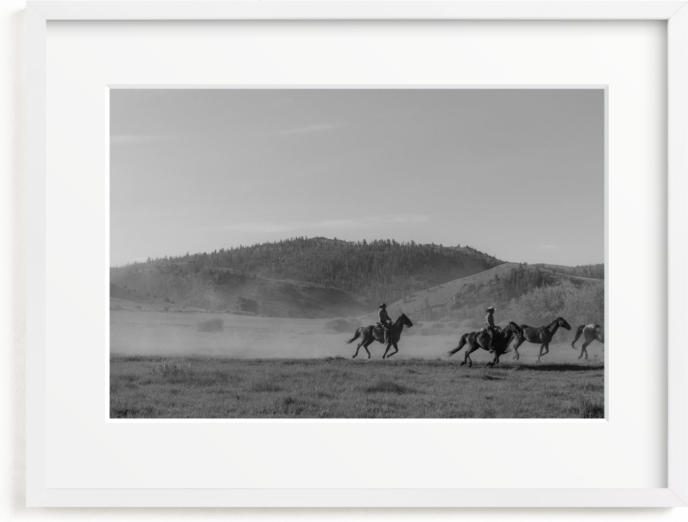 This is a black and white art by Sara Hicks Malone called wild wild west I.