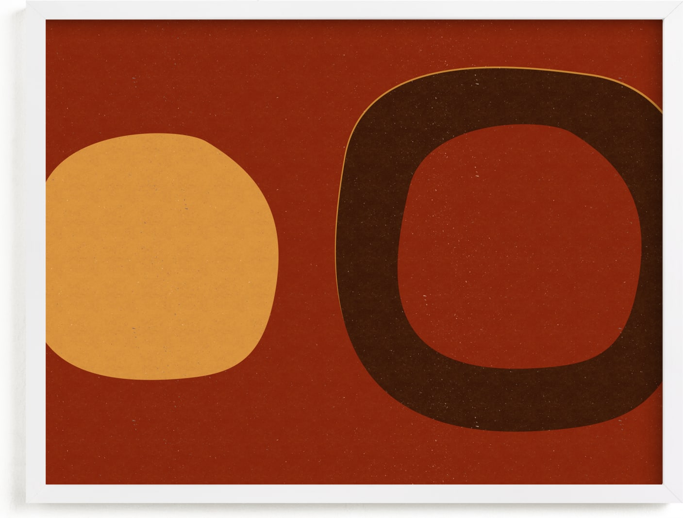 This is a brown art by Alain Castoriano called Circle_08-01- A.