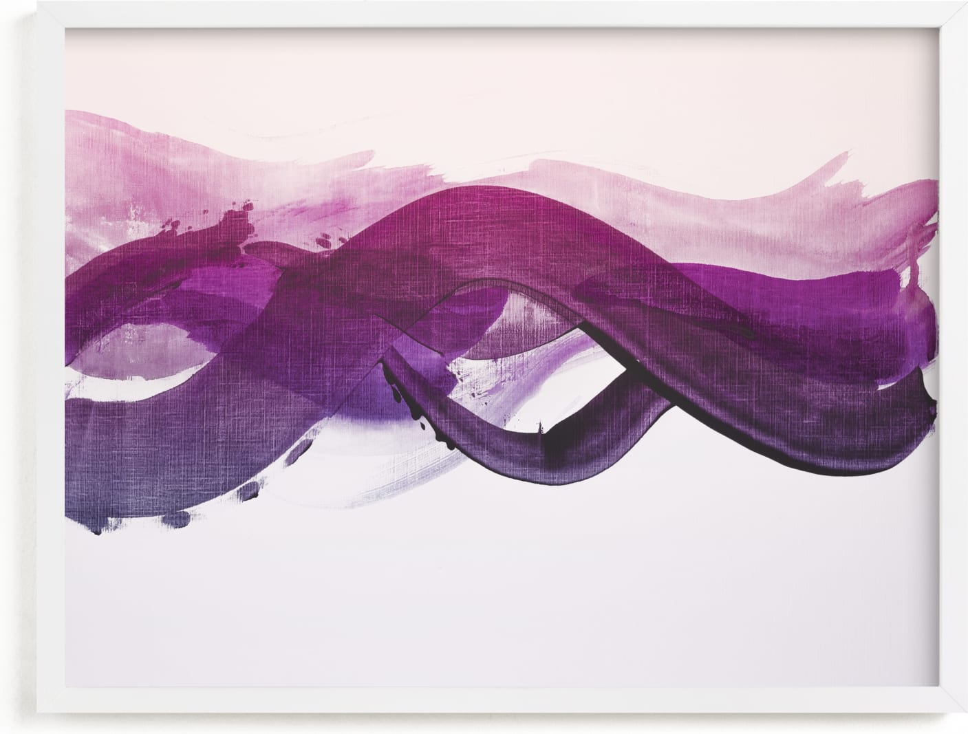 This is a purple art by Amy Gray called Rivulet.