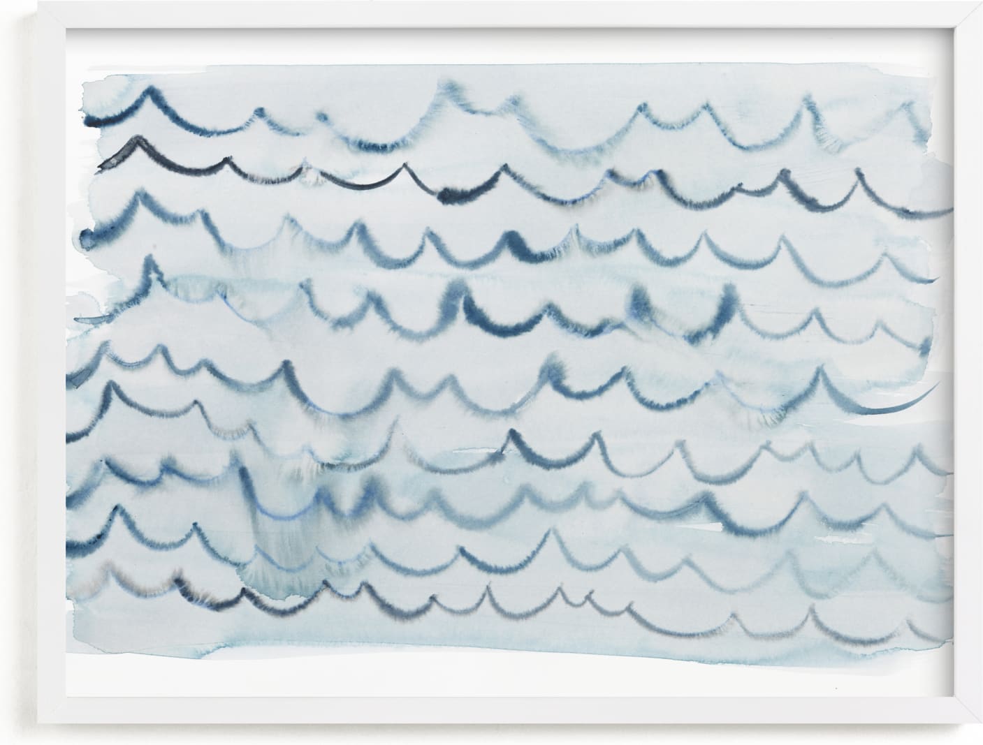 This is a blue art by Kelly Witmer called waves.