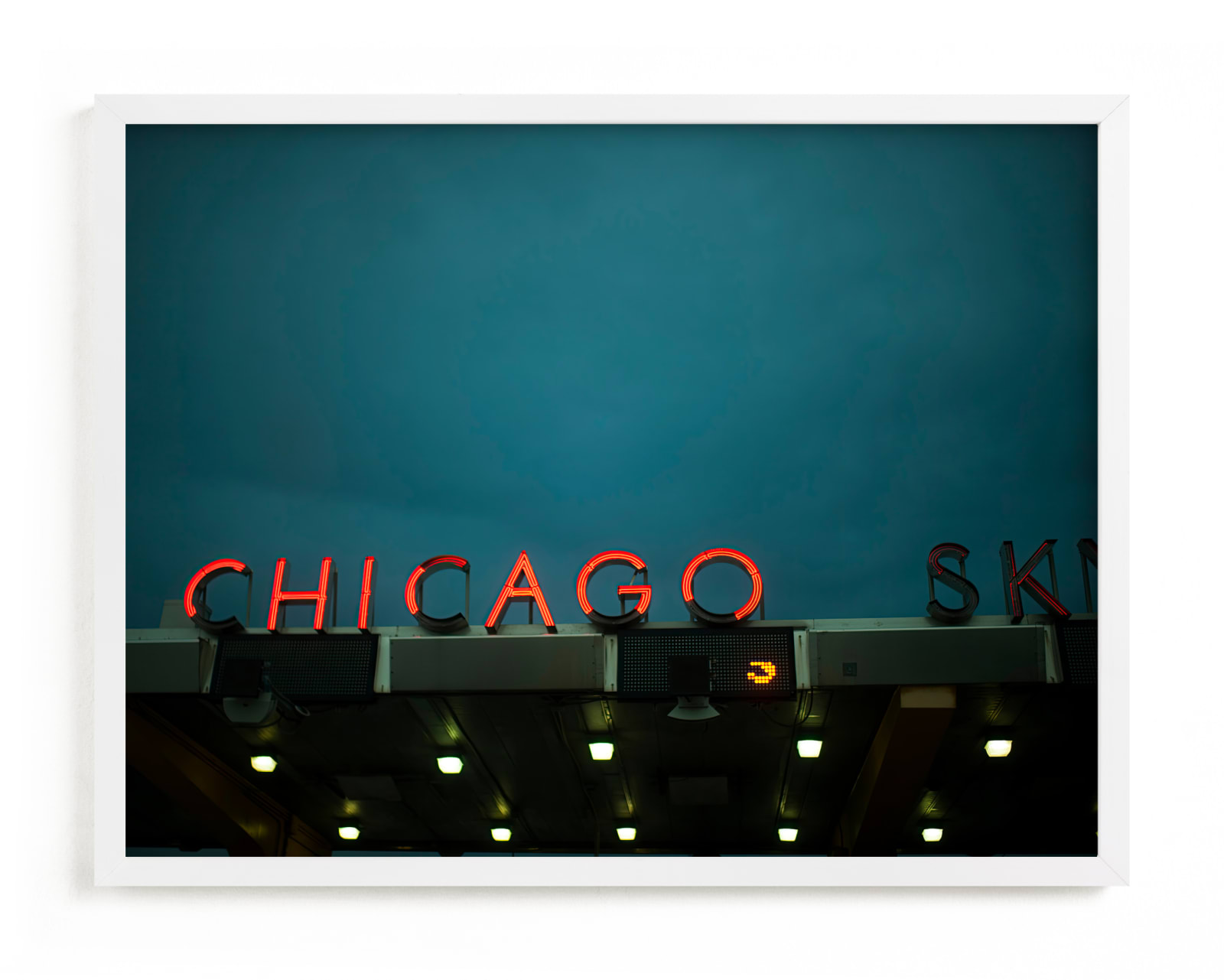 "Chicago Sky" - Limited Edition Art Print by E Melko in beautiful frame options and a variety of sizes.