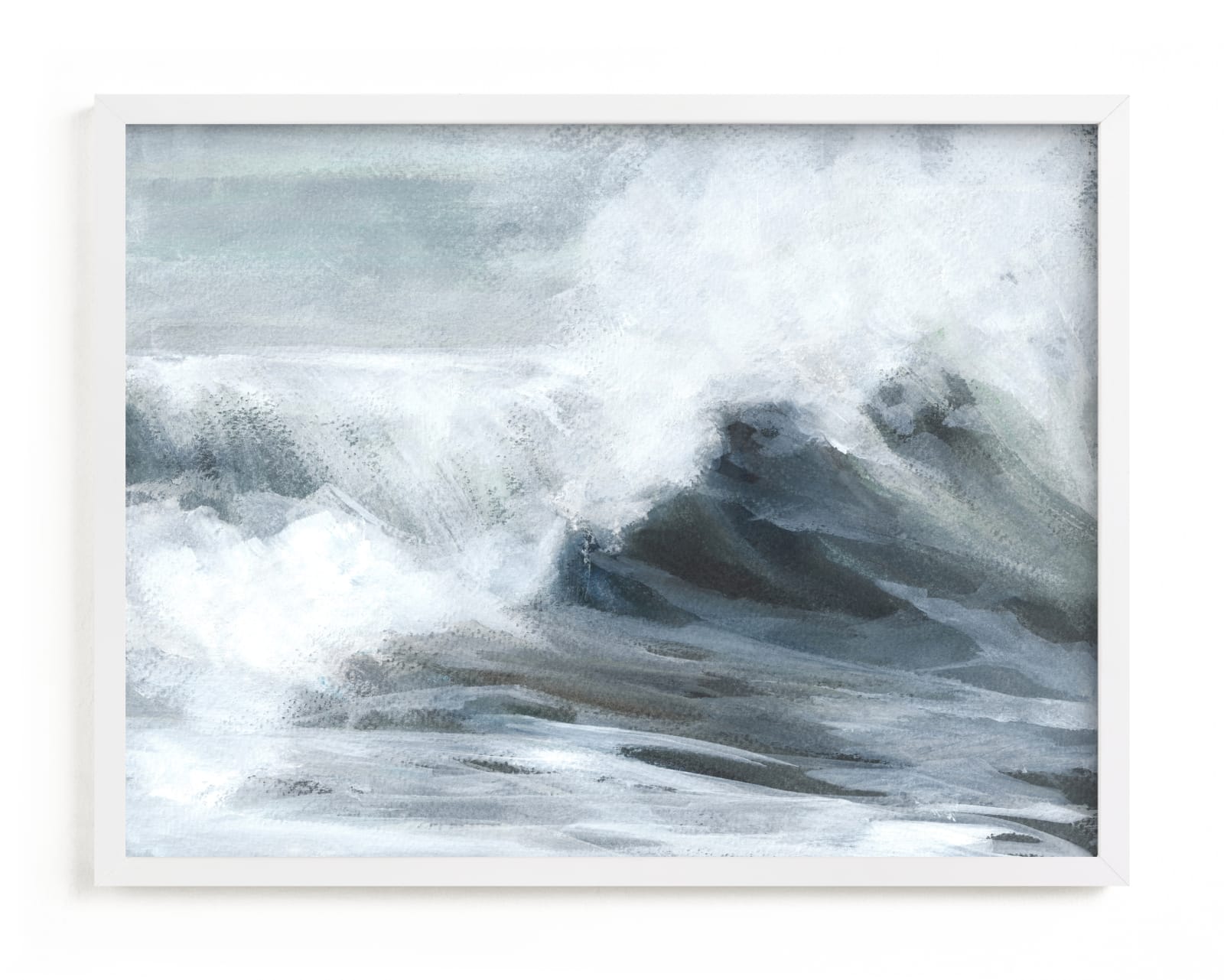 "Whispering Wave" - Limited Edition Art Print by Jenny Partrite in beautiful frame options and a variety of sizes.