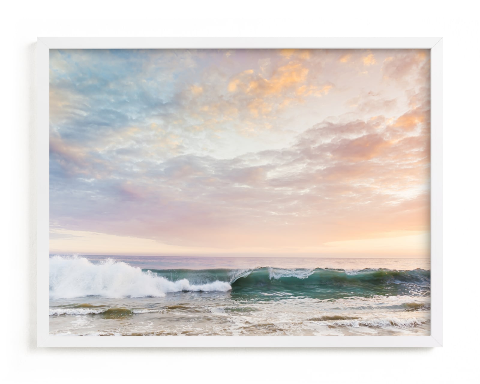 "Sorbet Surf I" - Limited Edition Art Print by Kamala Nahas in beautiful frame options and a variety of sizes.