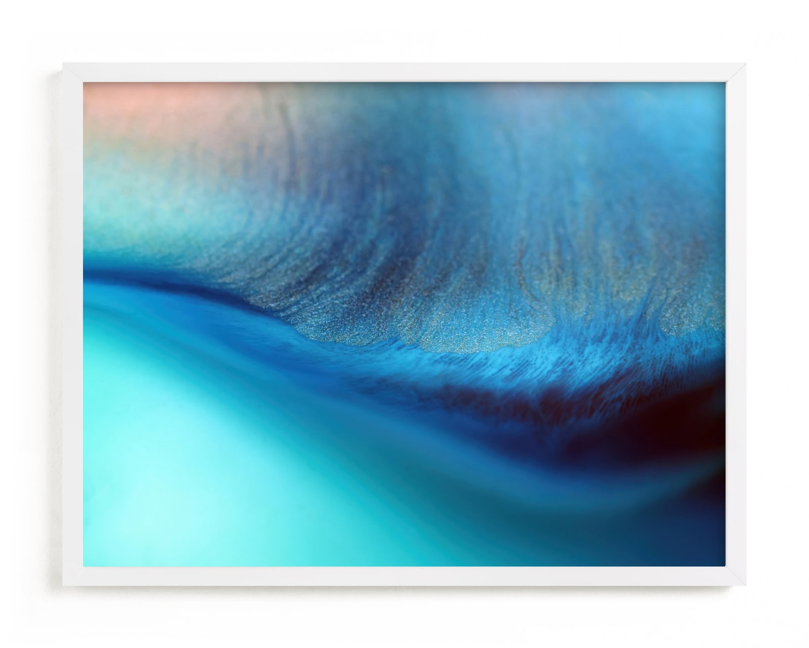 "Wave Flow" - Limited Edition Art Print by Heather Young Art in beautiful frame options and a variety of sizes.