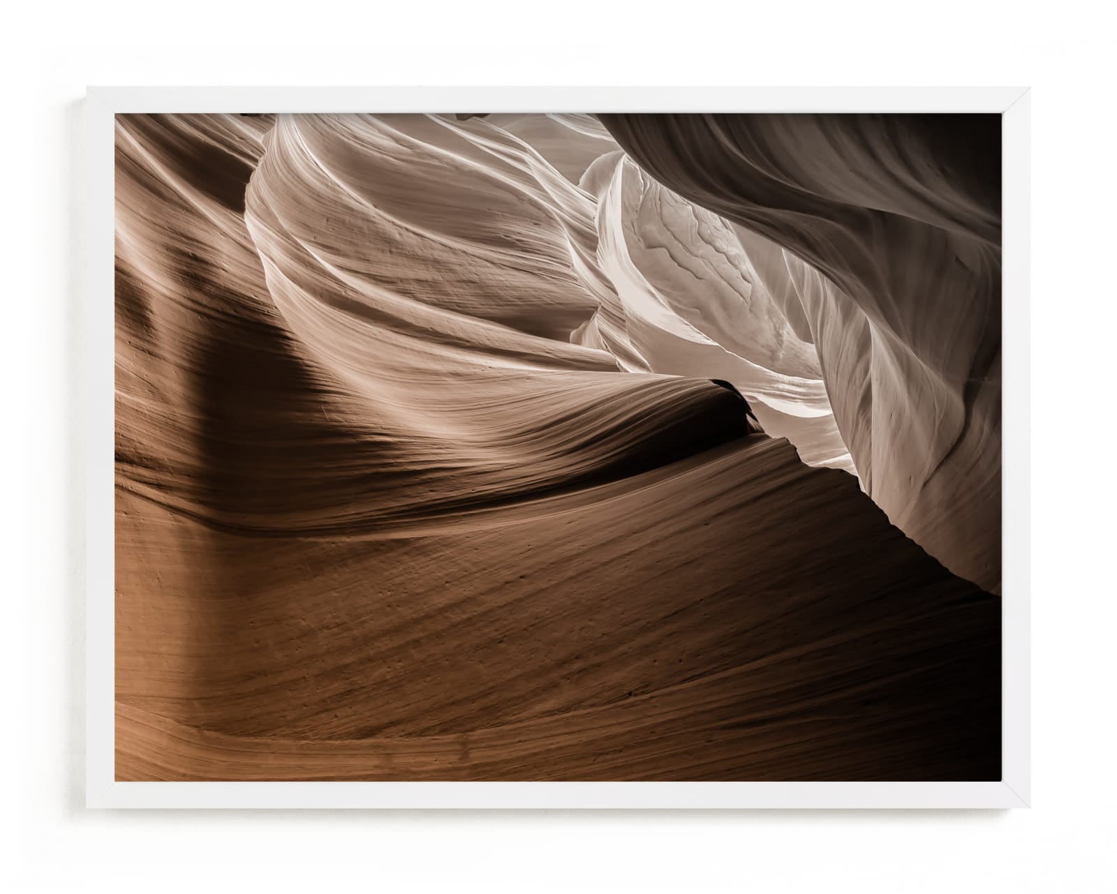 "Caramel Canyon I" - Limited Edition Art Print by David Michuki in beautiful frame options and a variety of sizes.