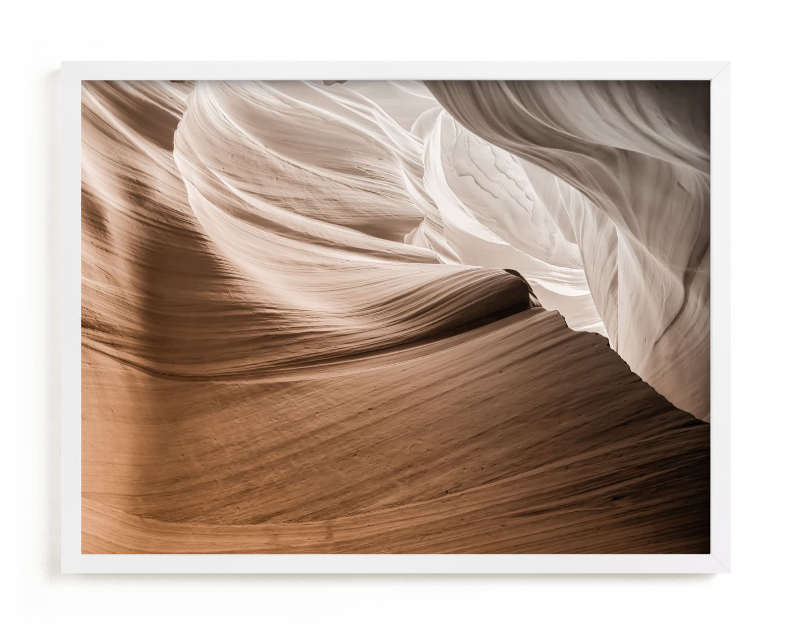 "Caramel Canyon I" - Limited Edition Art Print by David Michuki in beautiful frame options and a variety of sizes.