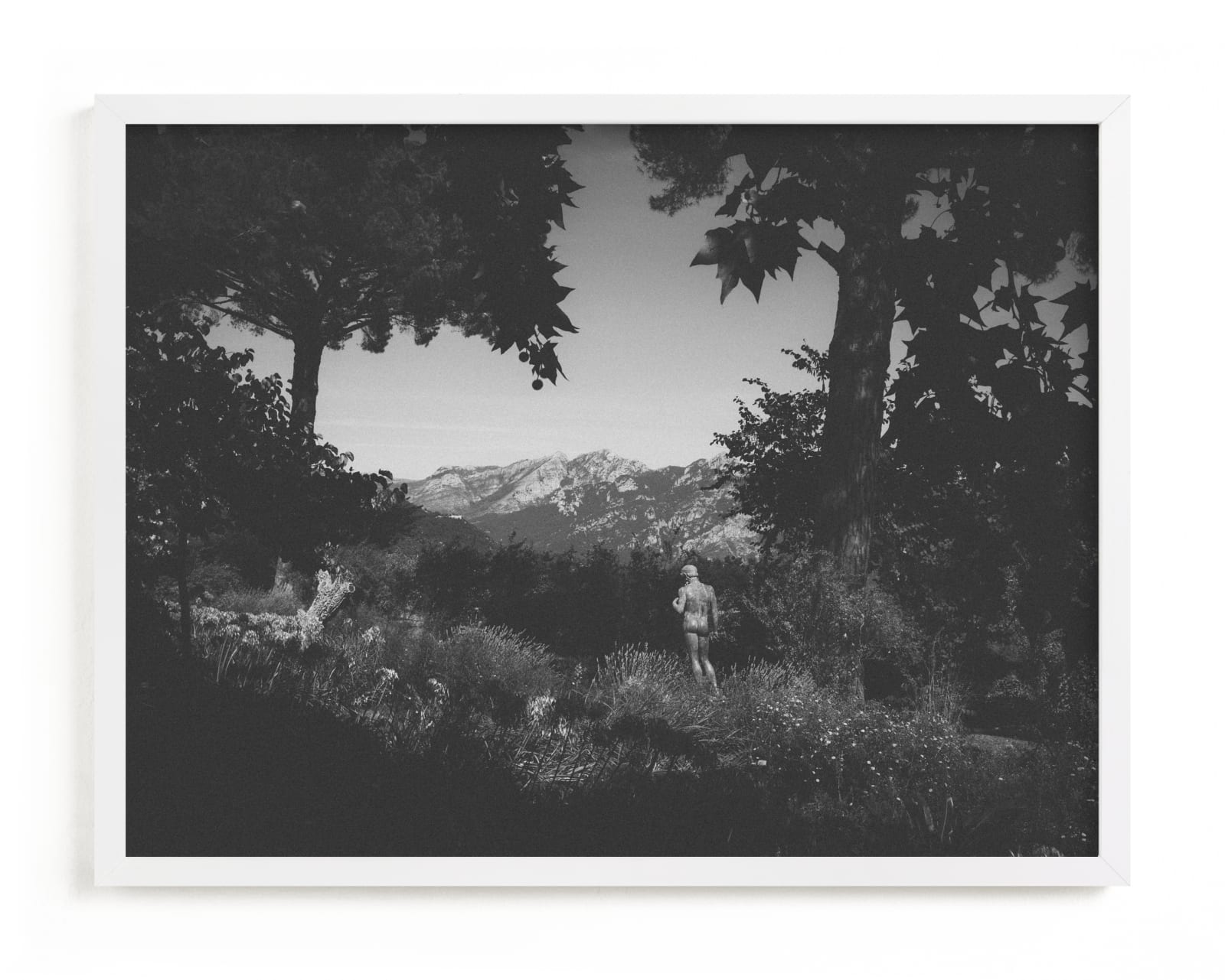 "Forgotten garden" - Limited Edition Art Print by Romain in beautiful frame options and a variety of sizes.