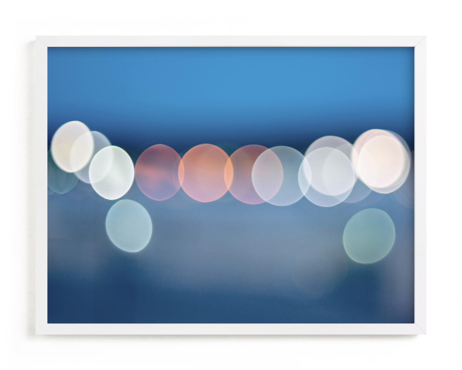 "Blue Hour Bokeh II" - Limited Edition Art Print by Lee Dunnie in beautiful frame options and a variety of sizes.