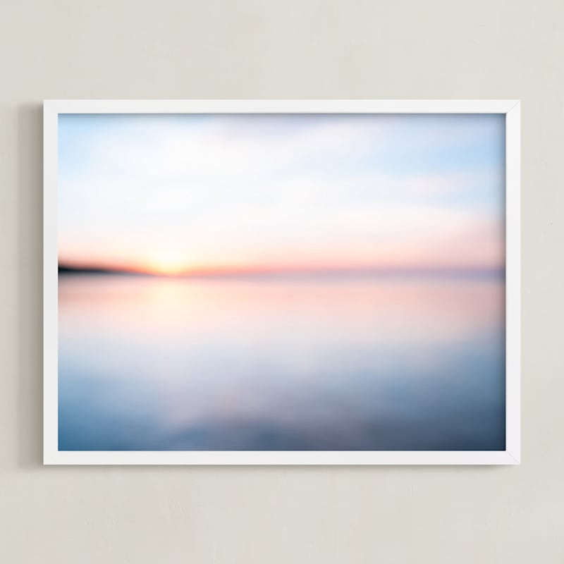 Abstract Lake View Sunset