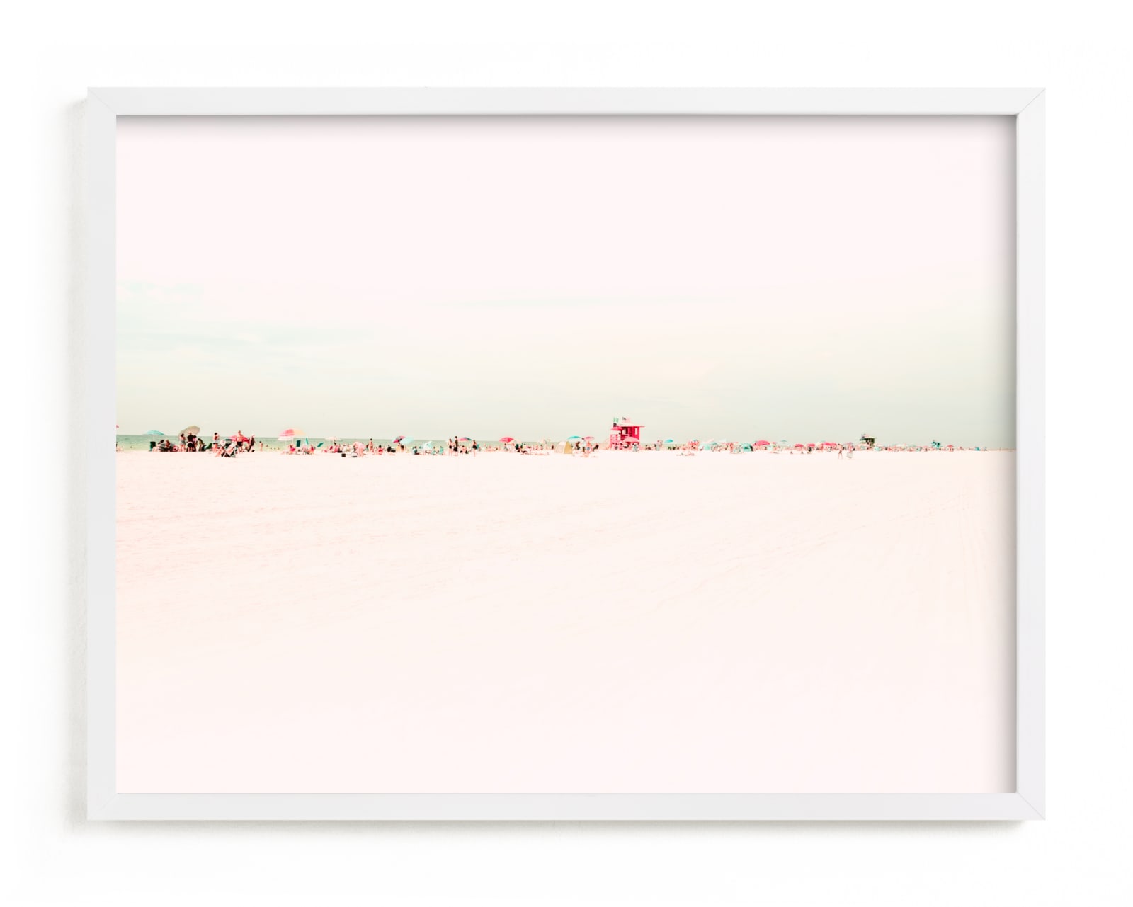 "Sugary Sand Beach" - Limited Edition Art Print by Rega in beautiful frame options and a variety of sizes.