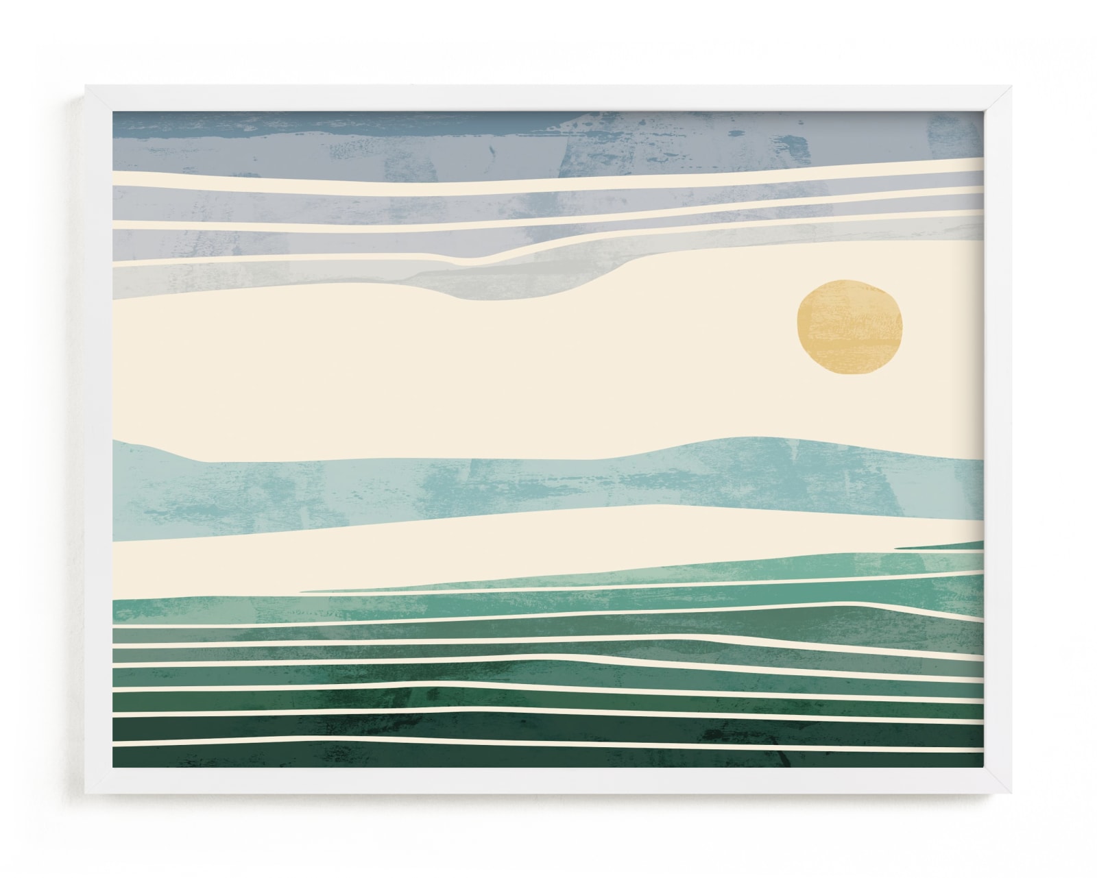 "Horizon 1" - Limited Edition Art Print by Tatjana Koraksic in beautiful frame options and a variety of sizes.
