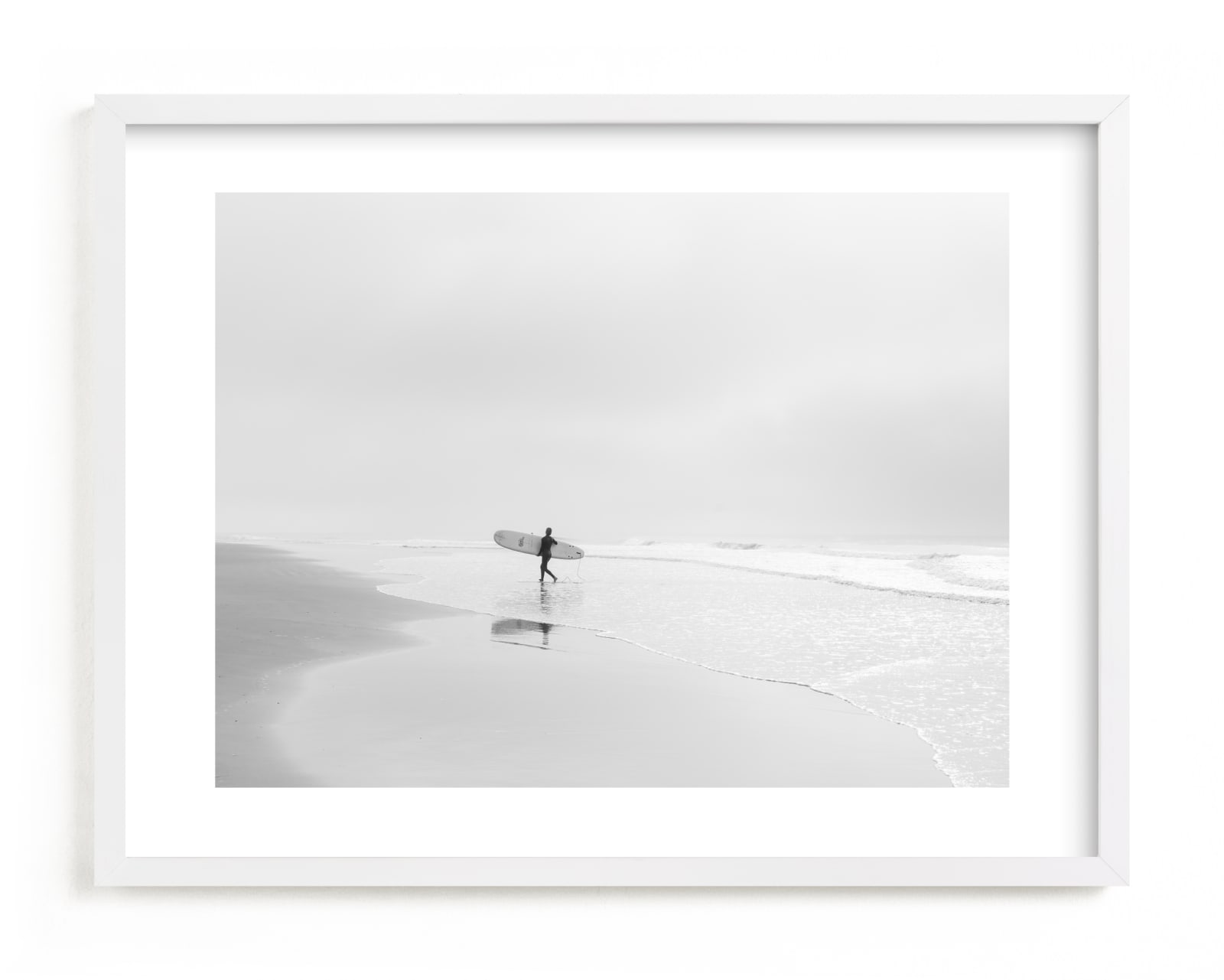 "California Surf" - Limited Edition Art Print by Jessica C Nugent in beautiful frame options and a variety of sizes.