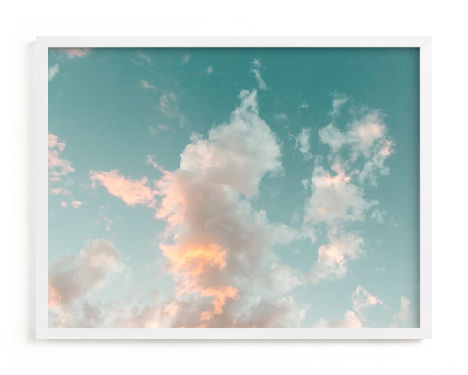 "Turquoise Skies I" - Limited Edition Art Print by Debra Butler in beautiful frame options and a variety of sizes.