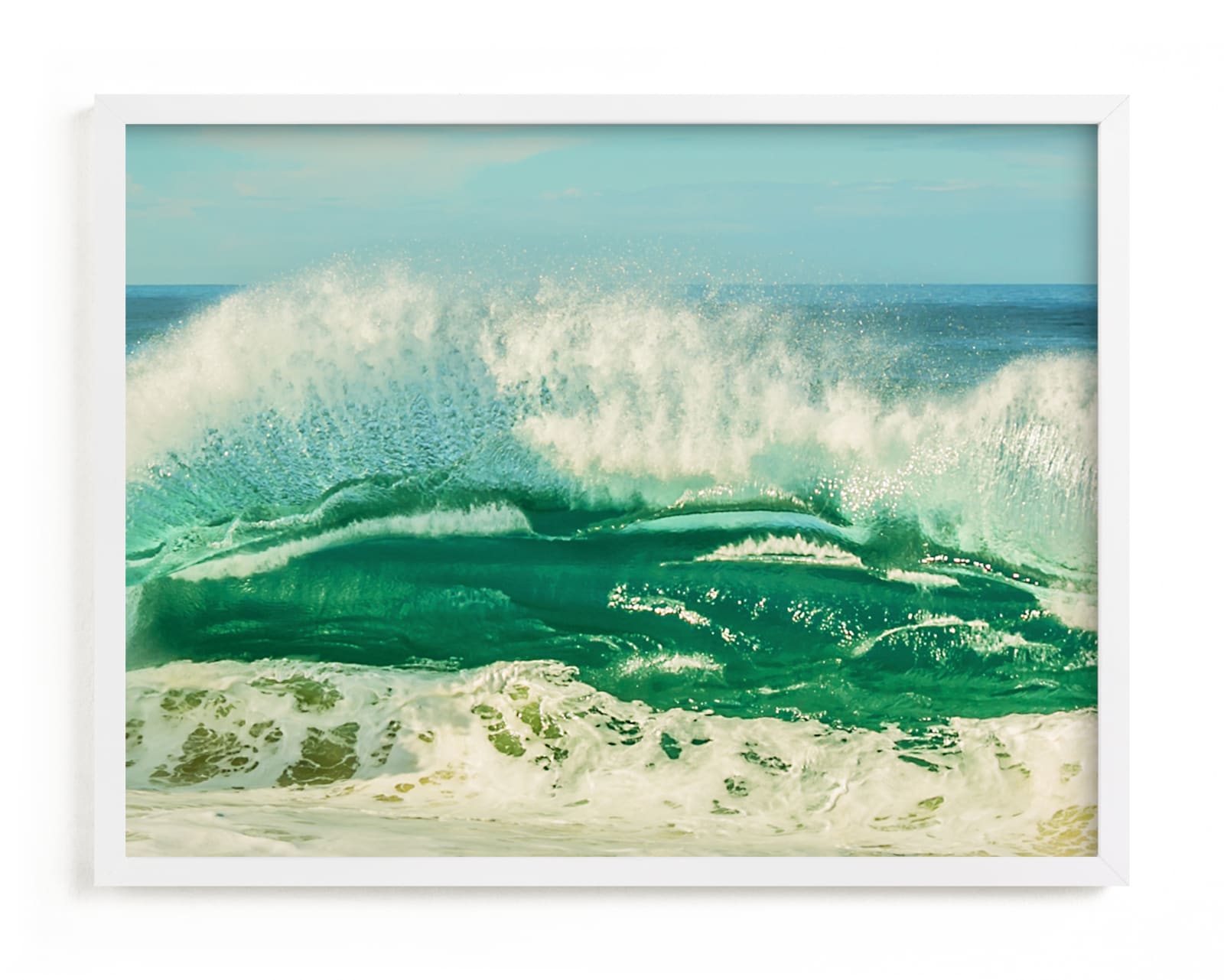 "The Wave I" - Limited Edition Art Print by Debra Butler in beautiful frame options and a variety of sizes.