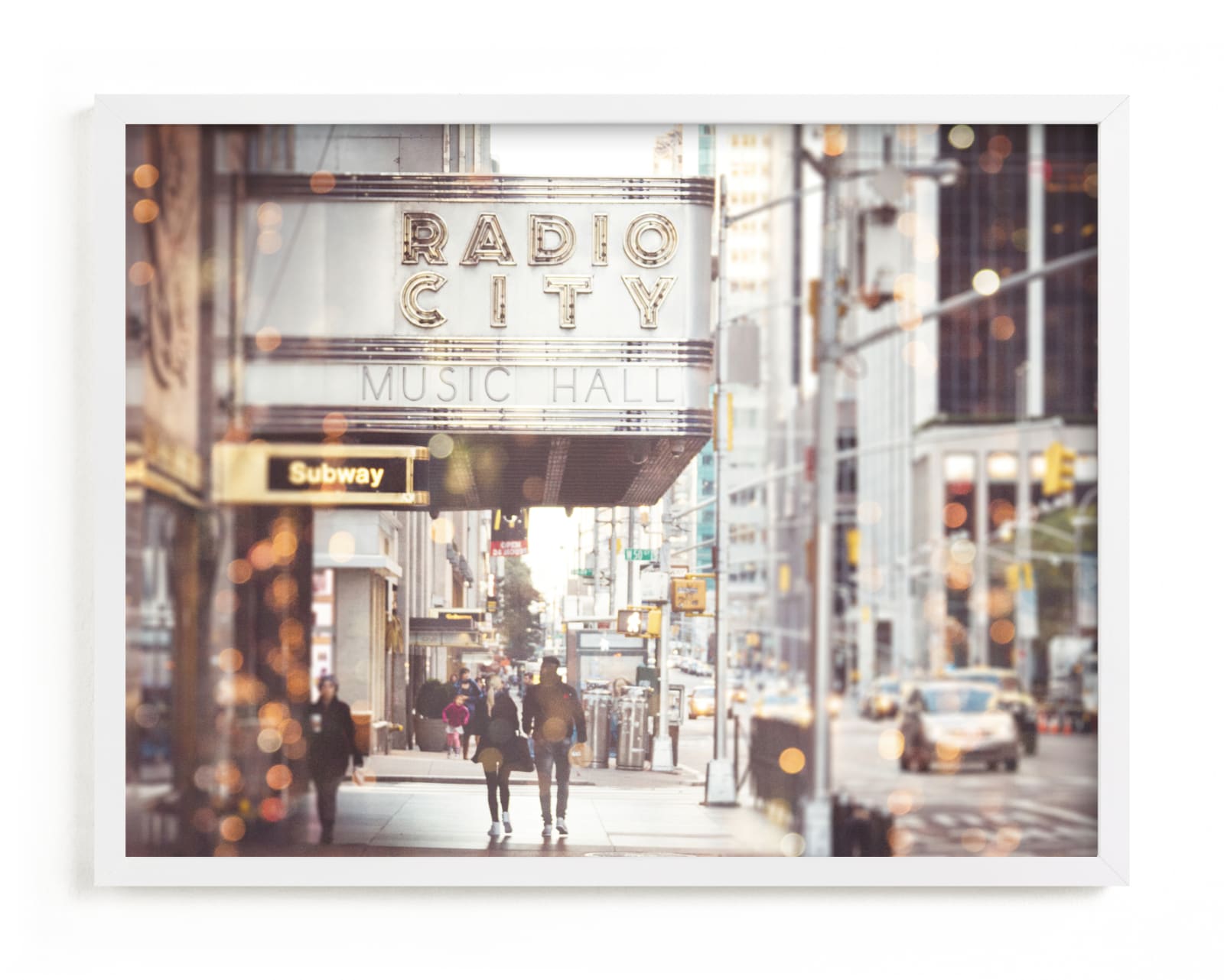 "Radio City Dream" - Limited Edition Art Print by Pockets of Film in beautiful frame options and a variety of sizes.