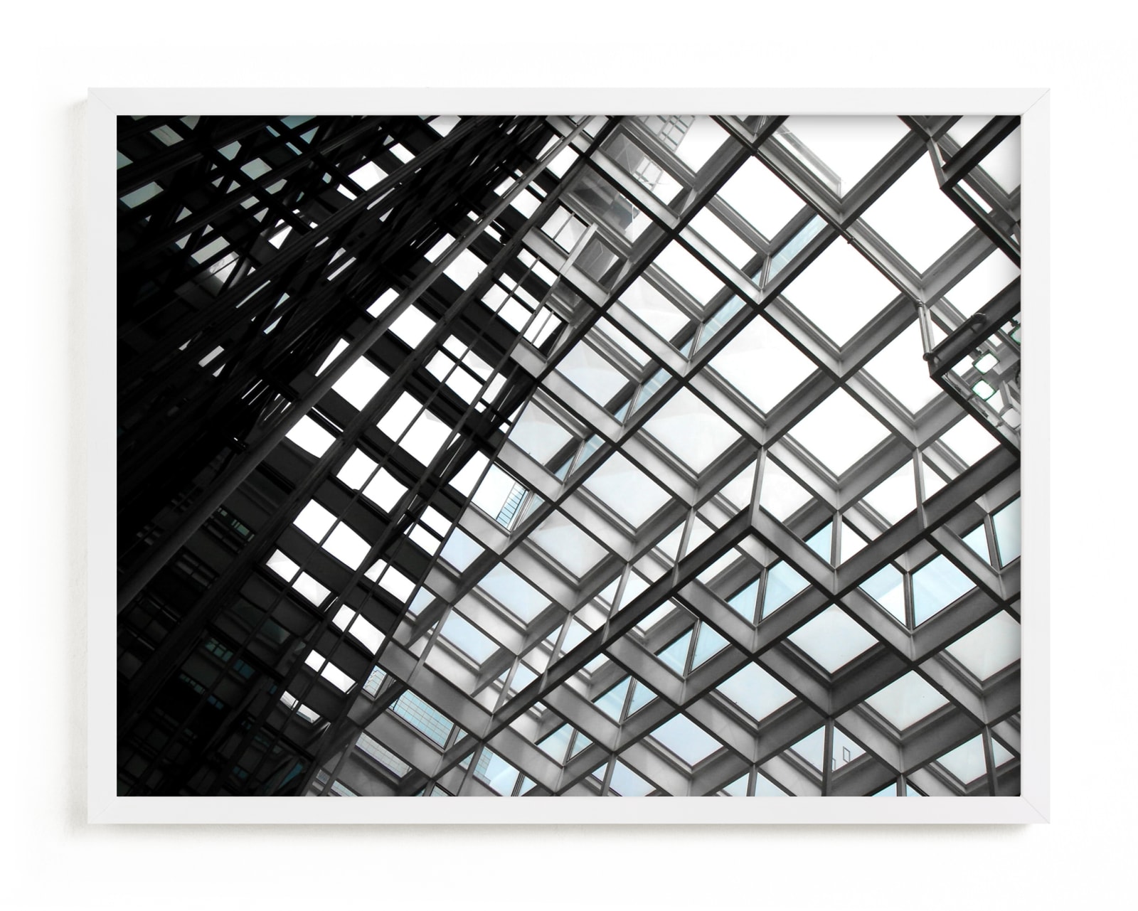 "Framing Sky" - Limited Edition Art Print by Van Tsao in beautiful frame options and a variety of sizes.
