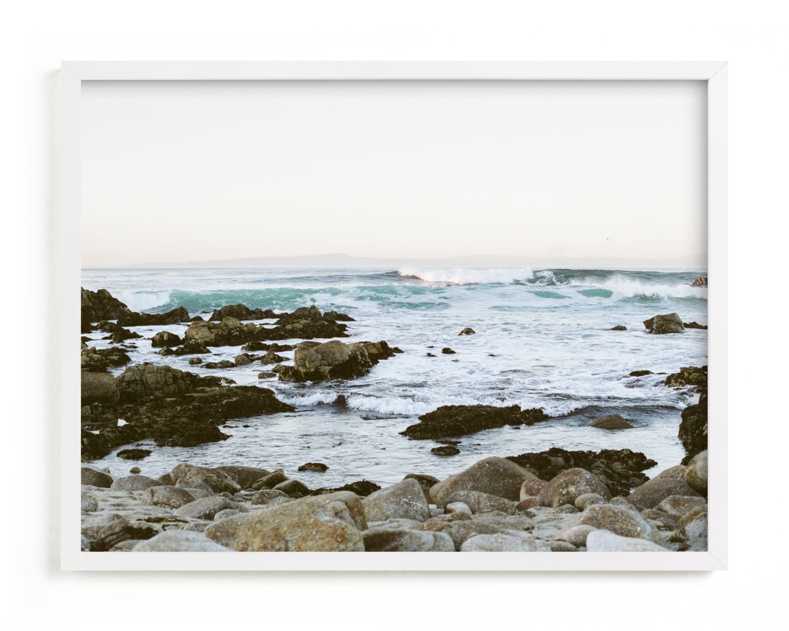 "Rocky Coast" - Limited Edition Art Print by Janel Galvez in beautiful frame options and a variety of sizes.