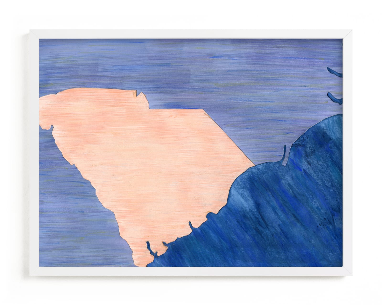 "South Carolina in Paint" - Limited Edition Art Print by Denise Wong in beautiful frame options and a variety of sizes.