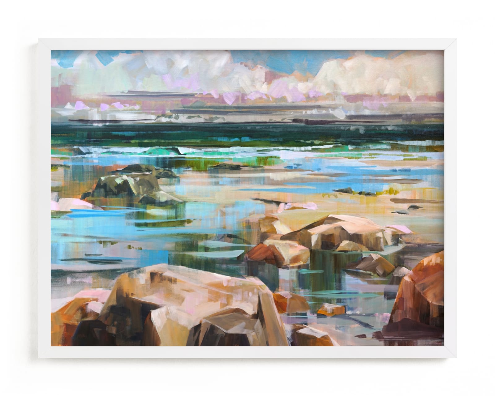 "Turning Tides" - Limited Edition Art Print by Jess Franks in beautiful frame options and a variety of sizes.