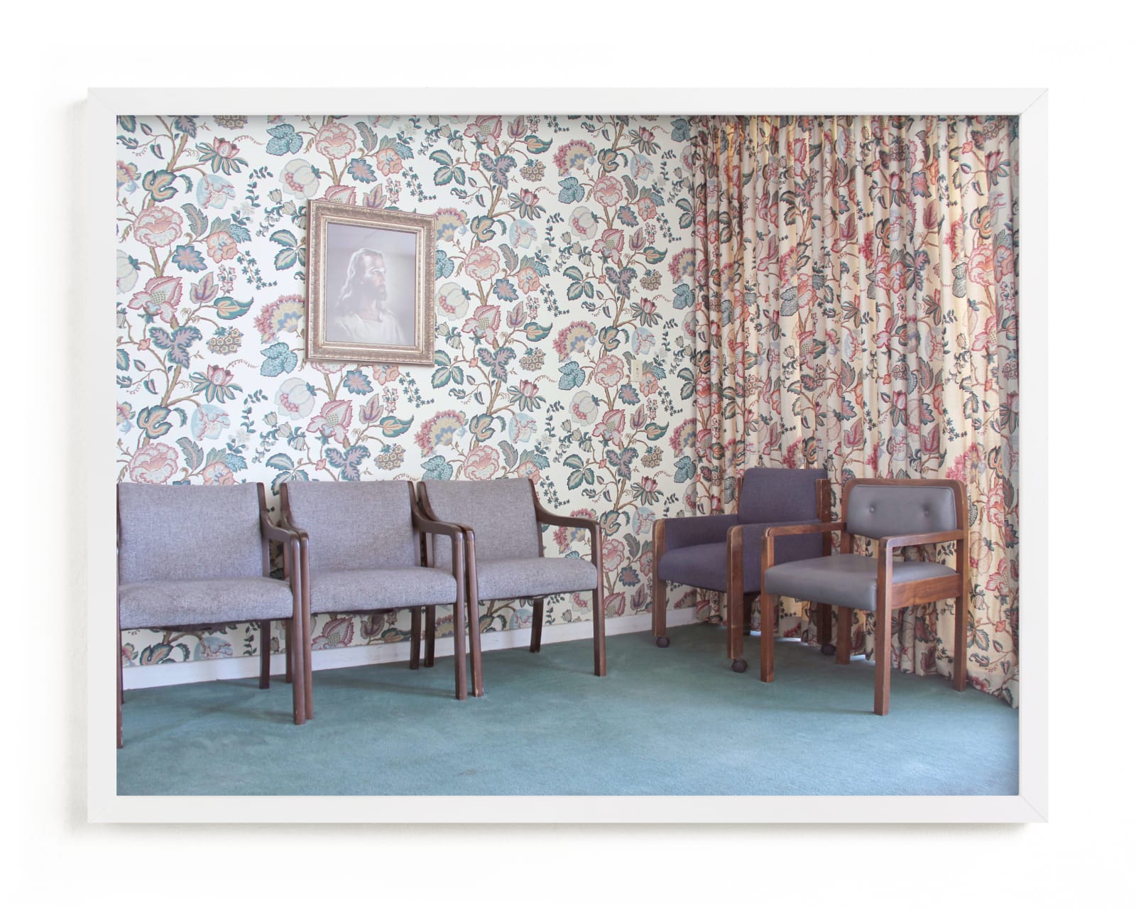 "Waiting Room" - Limited Edition Art Print by Julie Grace Immink in beautiful frame options and a variety of sizes.