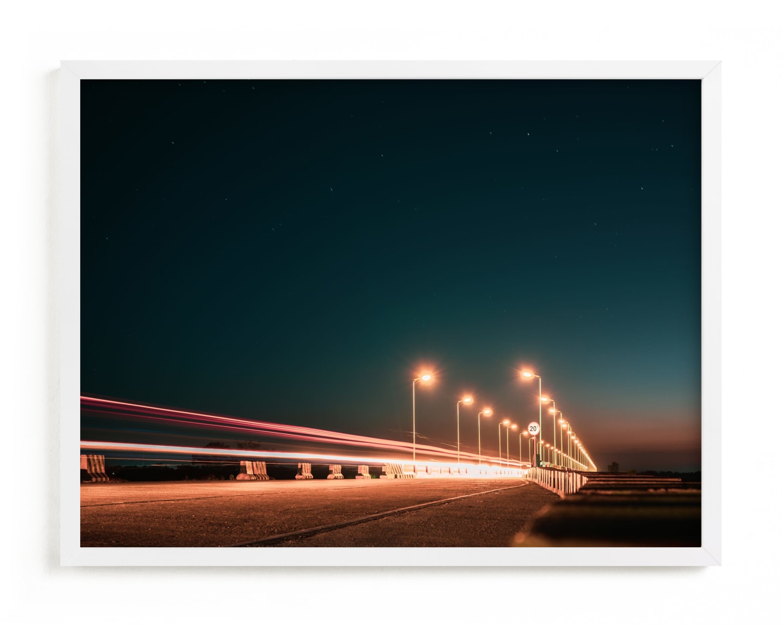 "The Fast Bridge" - Limited Edition Art Print by Christian Fernandez in beautiful frame options and a variety of sizes.