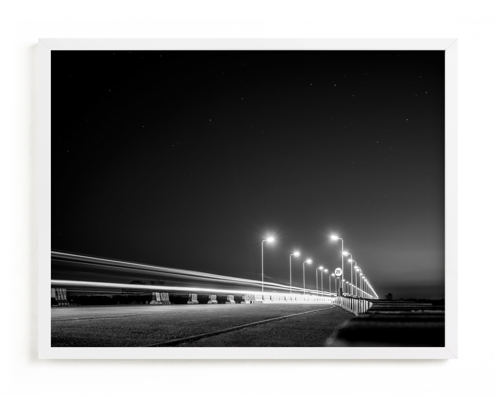 "The Fast Bridge" - Limited Edition Art Print by Christian Fernandez in beautiful frame options and a variety of sizes.