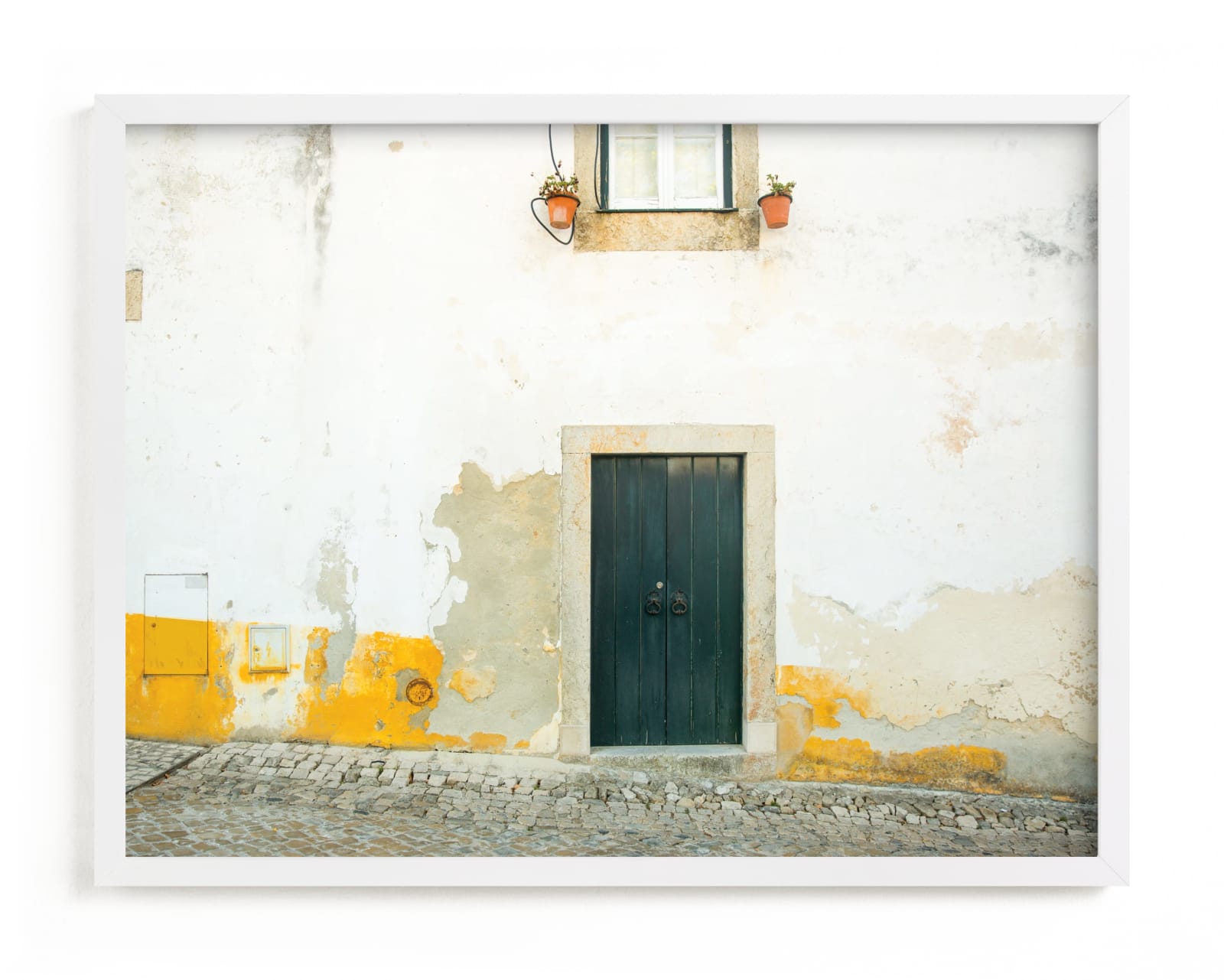 "Óbidos" - Limited Edition Art Print by Heather Deffense in beautiful frame options and a variety of sizes.