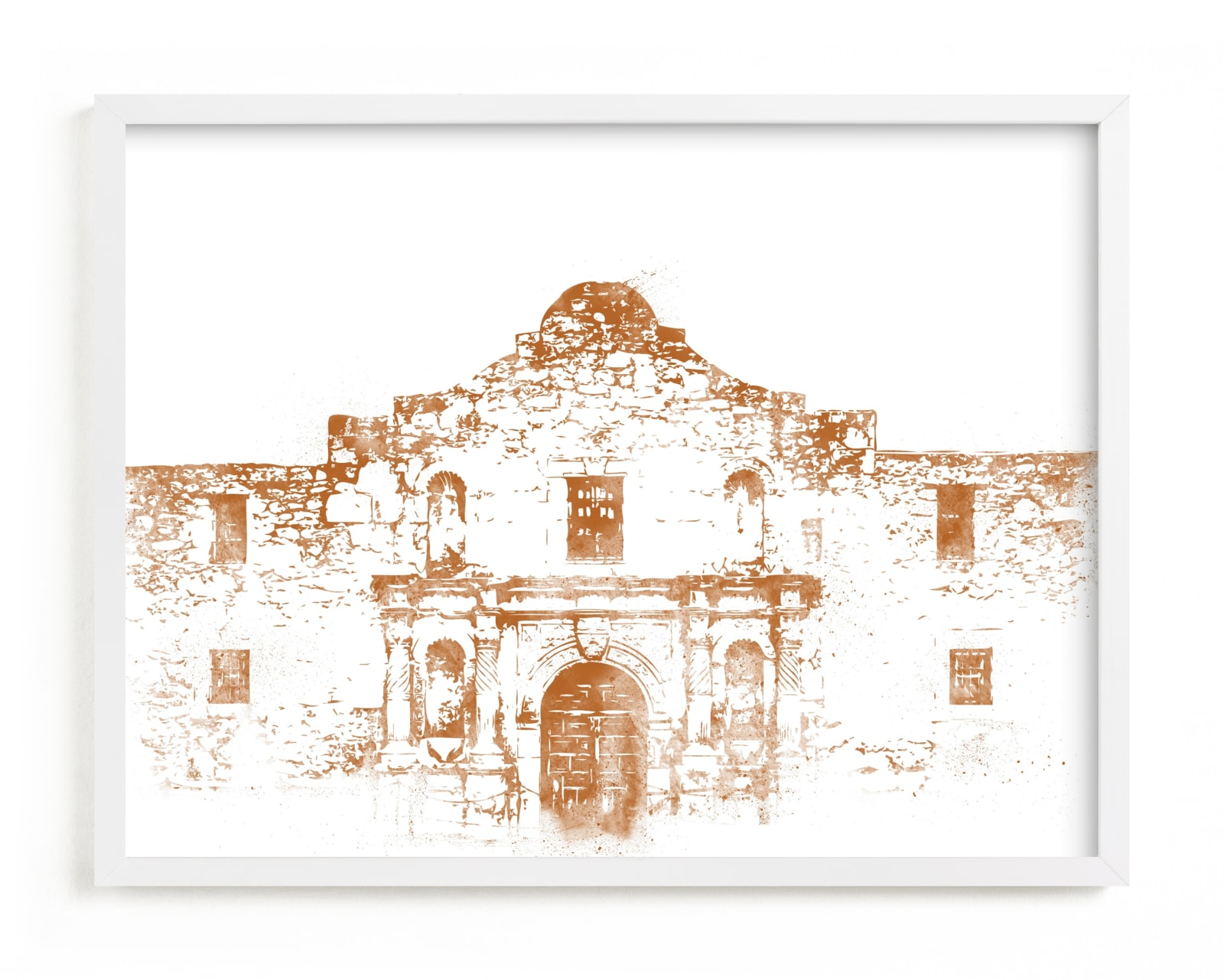 "The Alamo" - Limited Edition Art Print by Paul Berthelot in beautiful frame options and a variety of sizes.