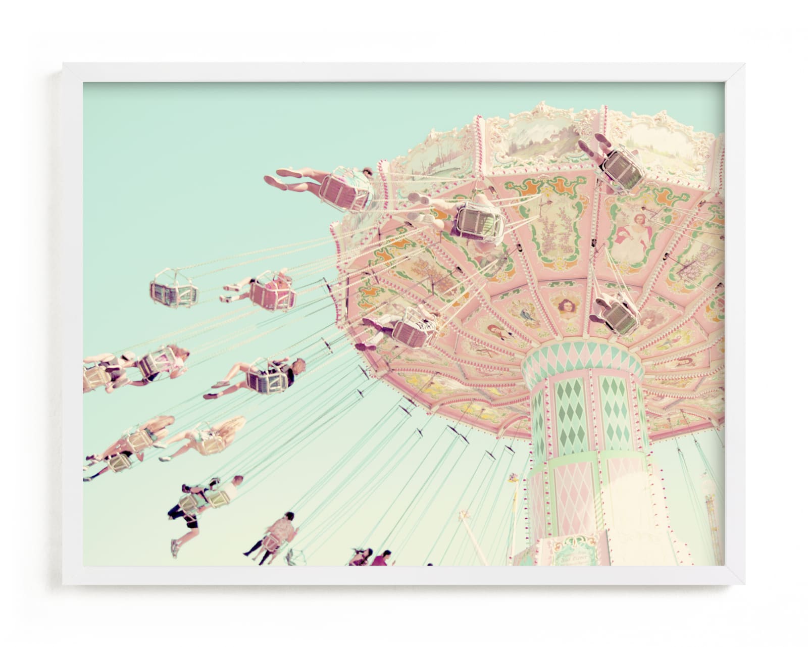 "Sky Coasters" - Limited Edition Art Print by Stephanie Sherman in beautiful frame options and a variety of sizes.