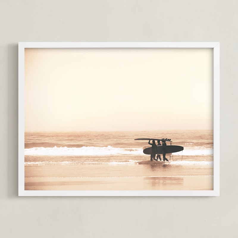 "MEND THE HEART FROM THE SEA + THE SAND " - Limited Edition Art Print by Summer Strauch in beautiful frame options and a variety of sizes.