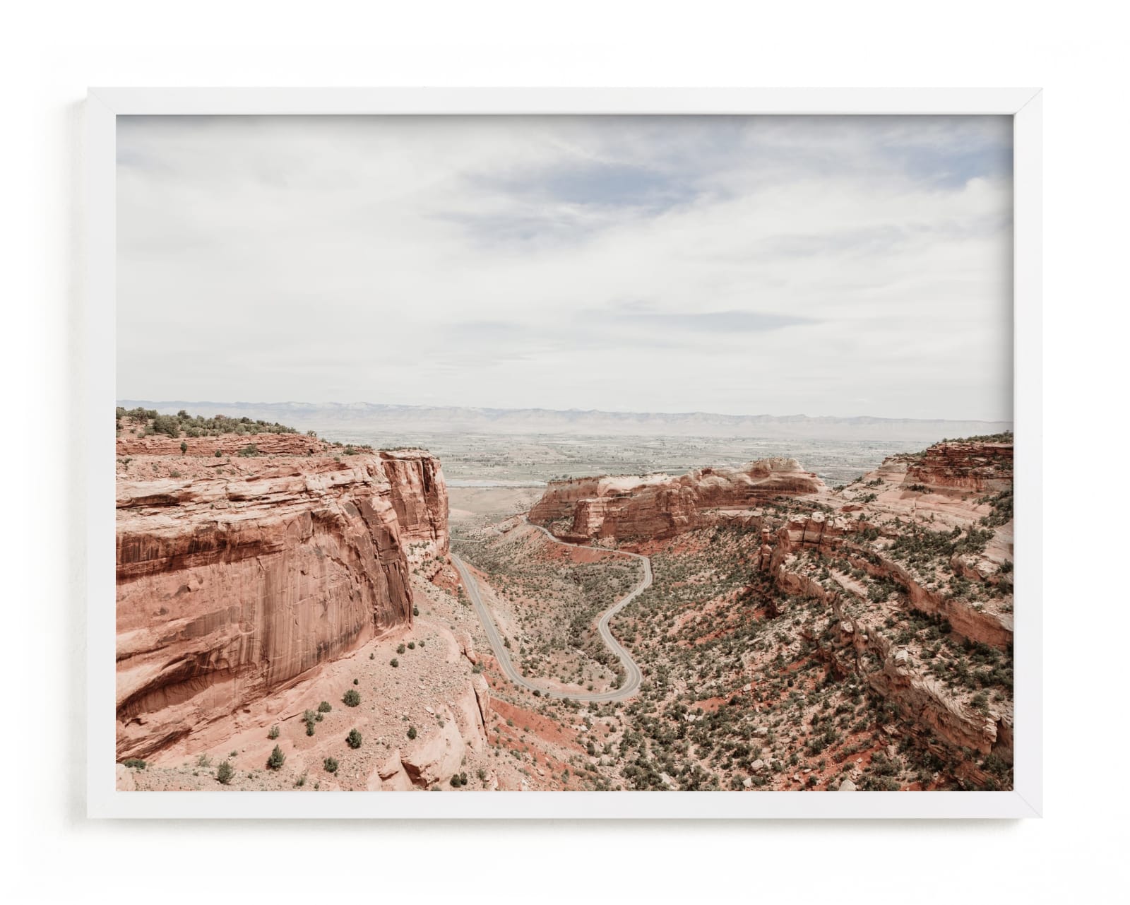 "Desert Horizon" - Limited Edition Art Print by Jamie Lollback in beautiful frame options and a variety of sizes.