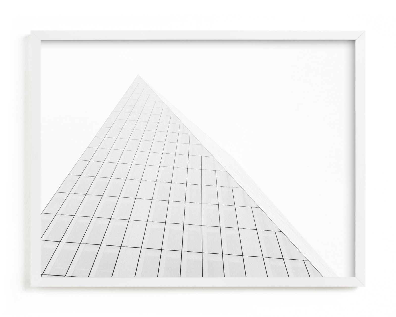 "Pyramid Building" - Limited Edition Art Print by Anna Western in beautiful frame options and a variety of sizes.