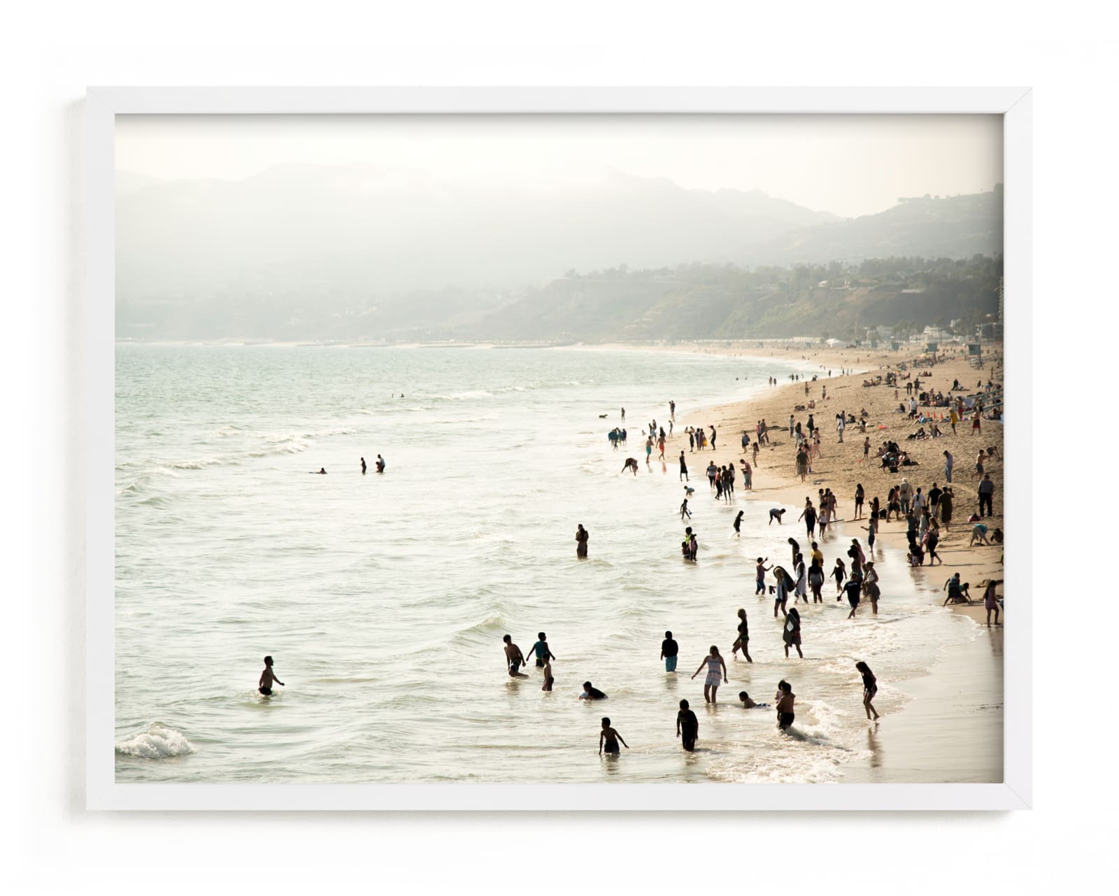"Seaside Contrast" - Limited Edition Art Print by Emmy Hagen in beautiful frame options and a variety of sizes.