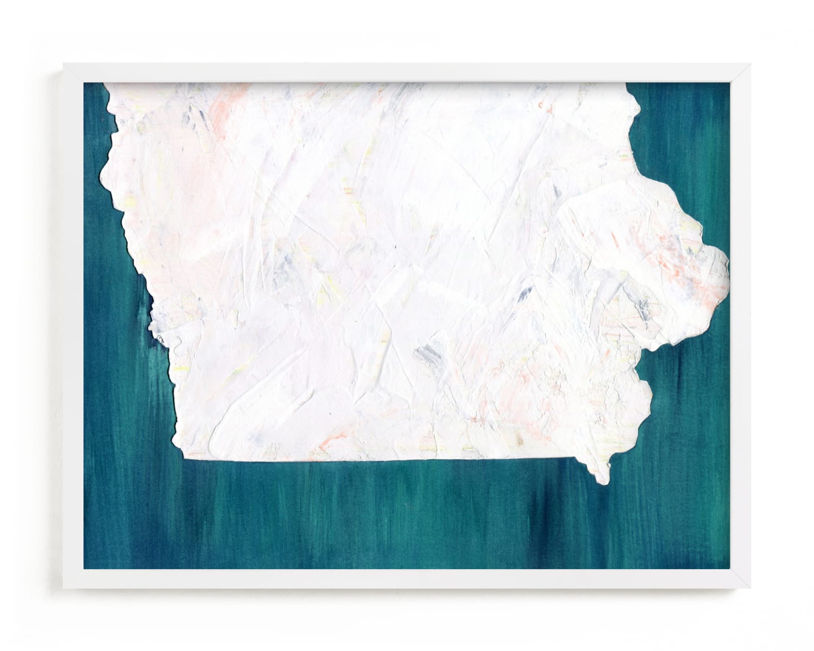 "Iowa in Paint" - Limited Edition Art Print by Denise Wong in beautiful frame options and a variety of sizes.