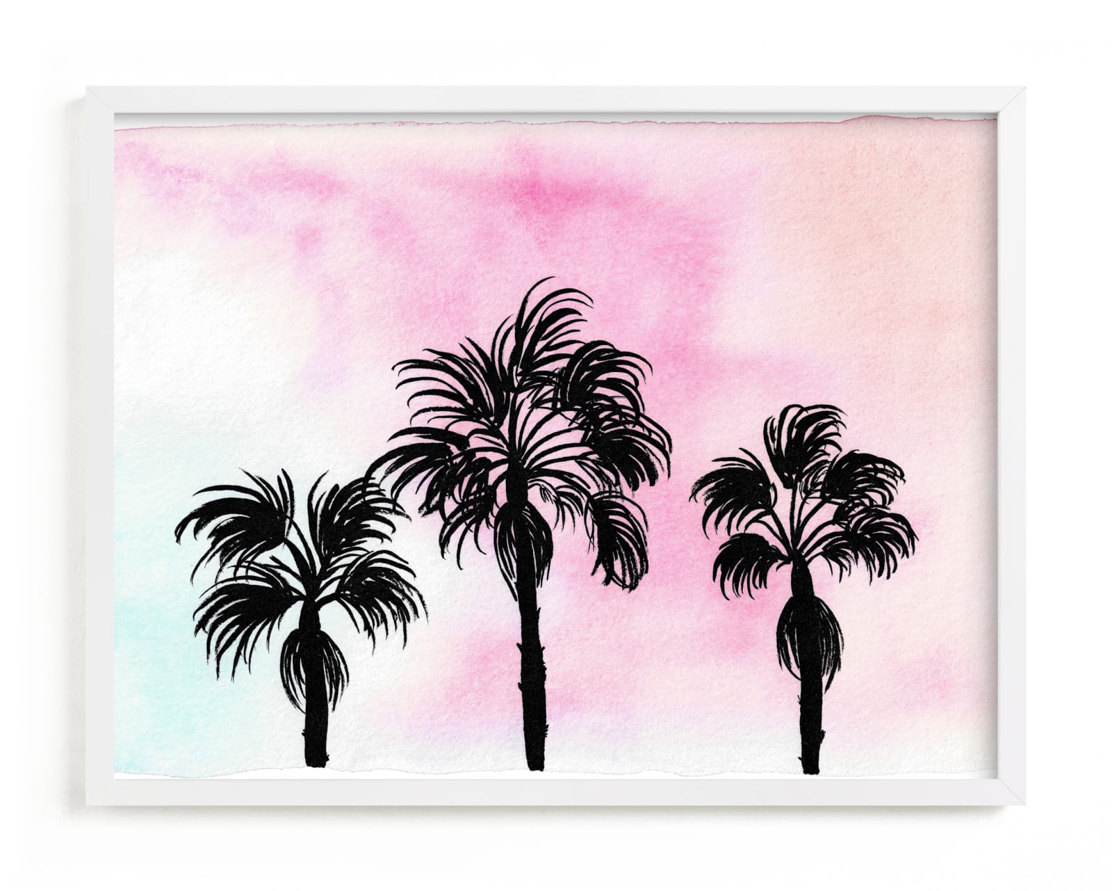 "Sunset in L.A." - Grownup Open Edition Non-custom Art Print by Juliana Zimmermann in beautiful frame options and a variety of sizes.