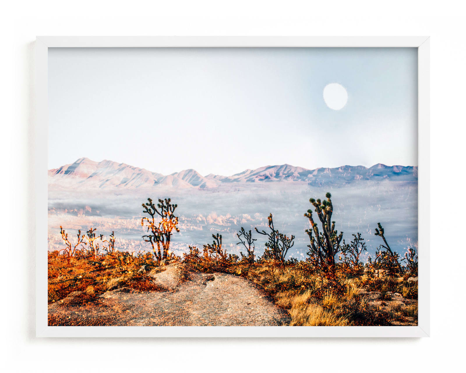 "Desert Super Moon" - Open Edition Fine Art Print by Kate Baird in beautiful frame options and a variety of sizes.