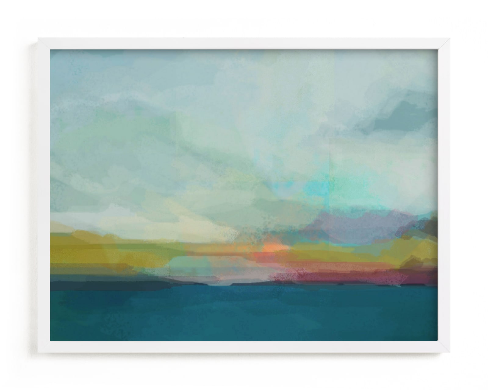 "Morning Walk II" - Open Edition Fine Art Print by AlisonJerry in beautiful frame options and a variety of sizes.