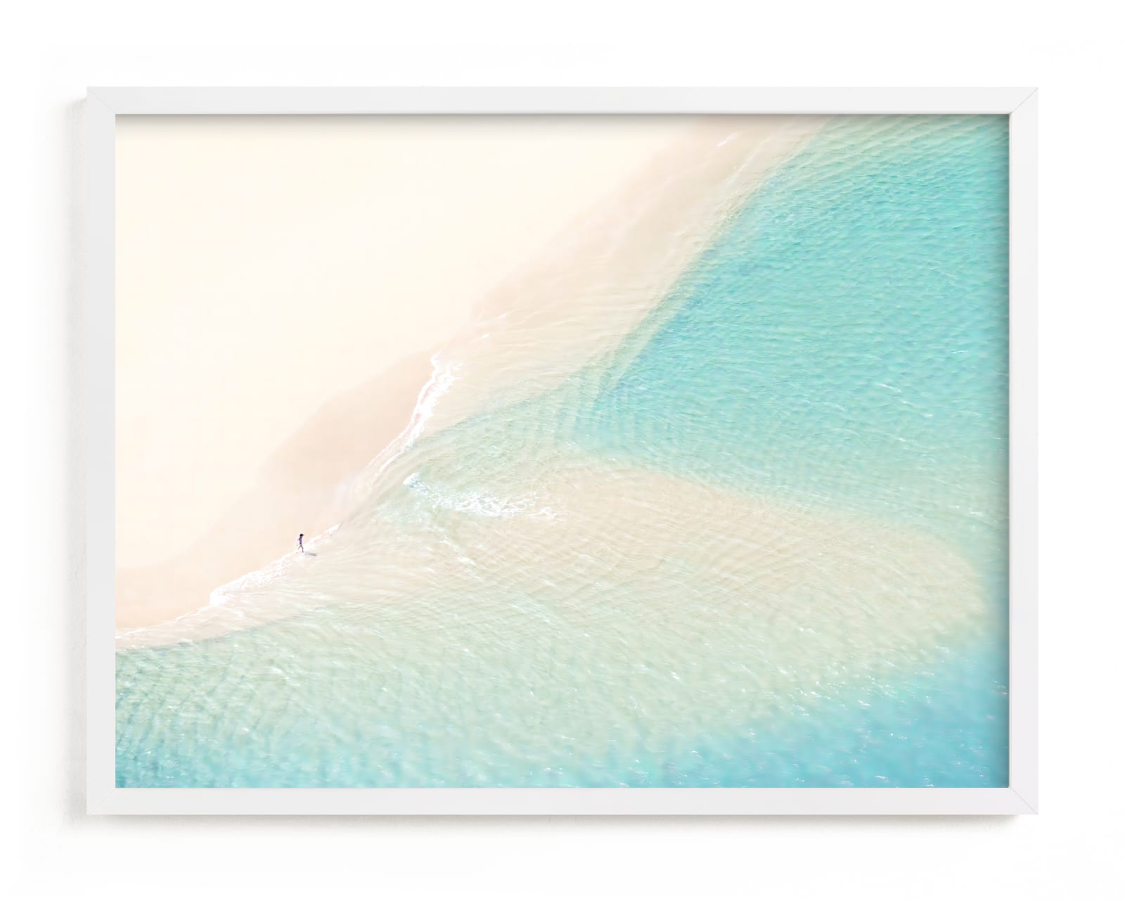"A Day at Sea" - Grownup Open Edition Non-custom Art Print by Mike Sunu in beautiful frame options and a variety of sizes.