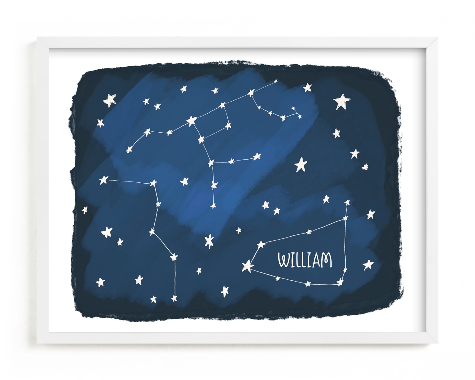 "Constellations" - Children's Custom Art Print by Morgan Kendall in beautiful frame options and a variety of sizes.