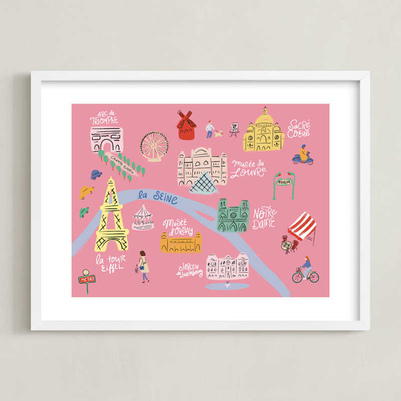 Paris Map by Jenna Holcomb