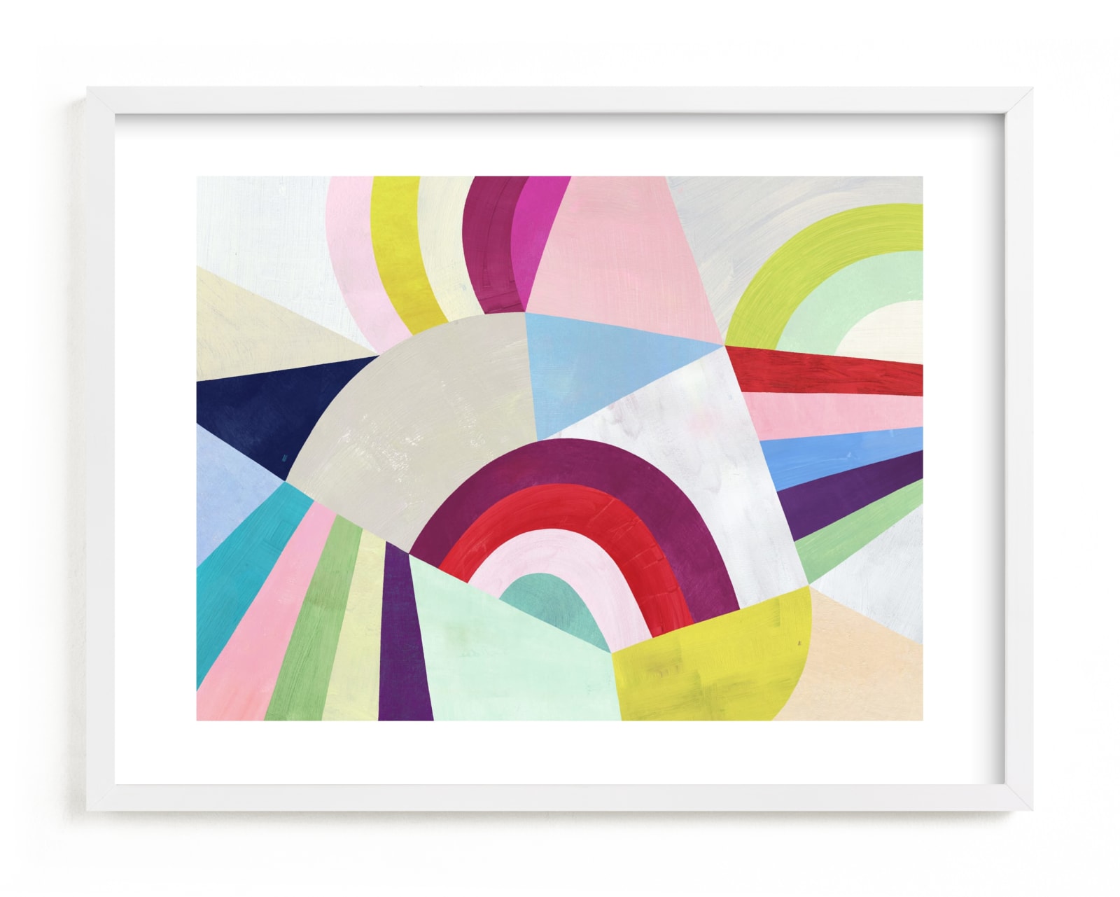 "Geometric Play" - Limited Edition Art Print by melanie mikecz in beautiful frame options and a variety of sizes.