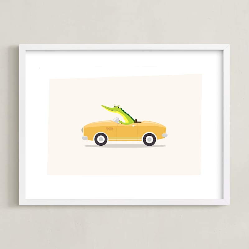 "Wacky Races I" - Limited Edition Art Print by David Michuki in beautiful frame options and a variety of sizes.