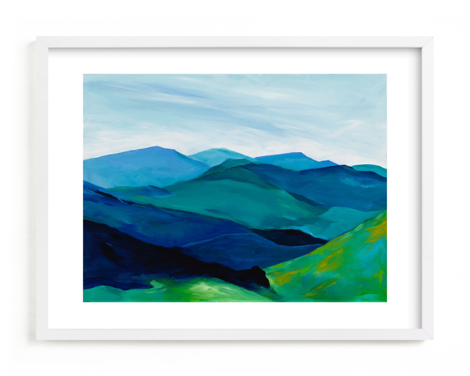 "Enchanted Vista" - Limited Edition Art Print by Jenny Partrite in beautiful frame options and a variety of sizes.