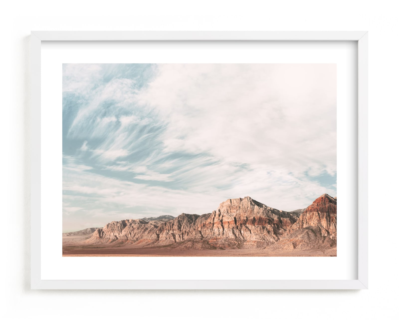 "red rock" - Limited Edition Art Print by Kamala Nahas in beautiful frame options and a variety of sizes.