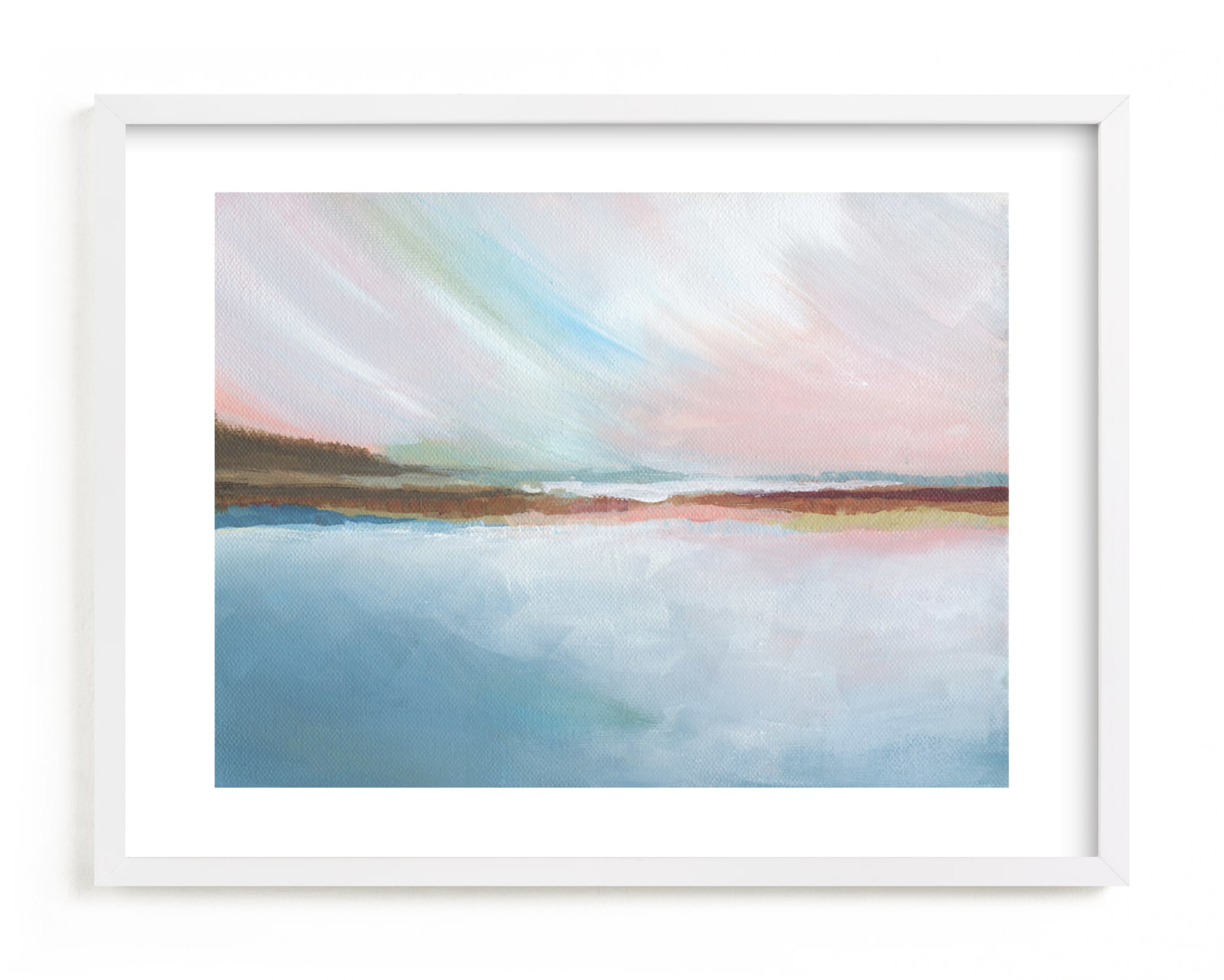 "Misty Bay" - Limited Edition Art Print by AlisonJerry in beautiful frame options and a variety of sizes.
