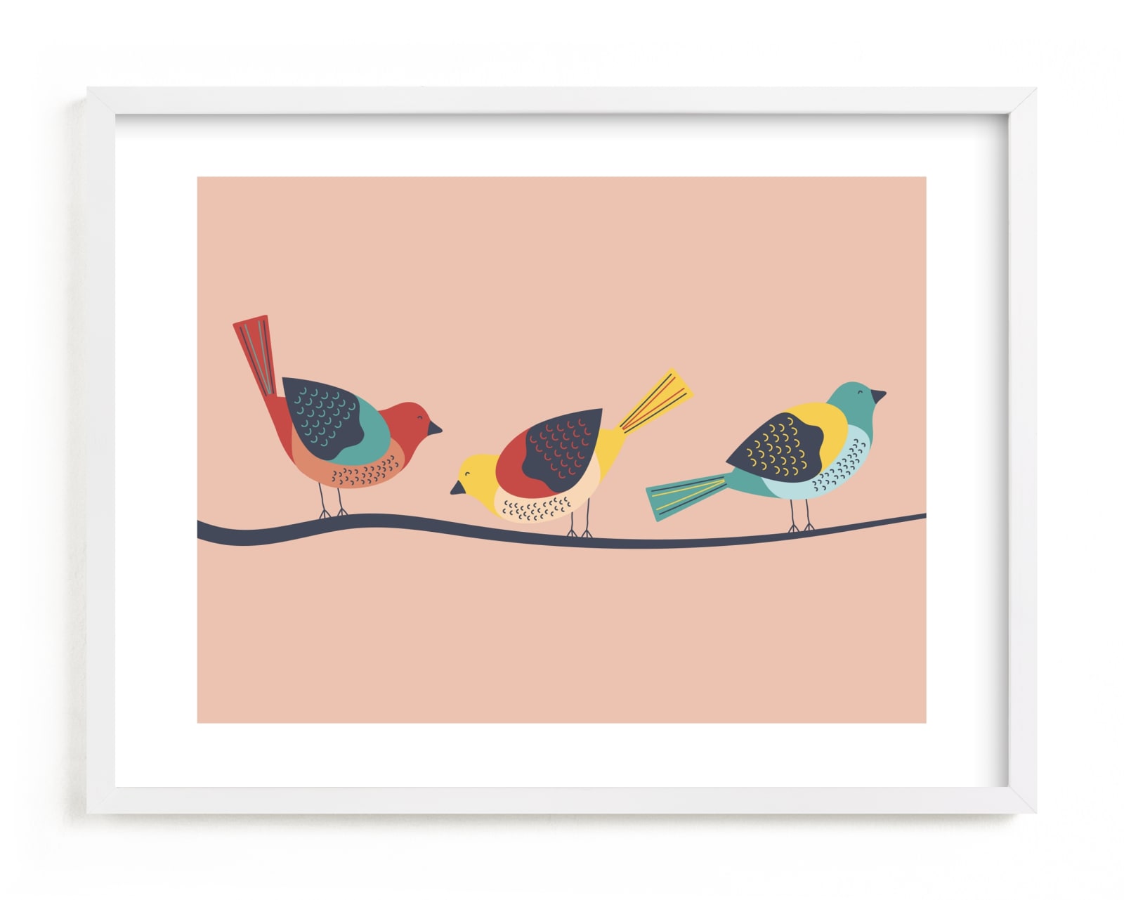 "Out on a Limb" - Limited Edition Art Print by Wild Lily Designs in beautiful frame options and a variety of sizes.