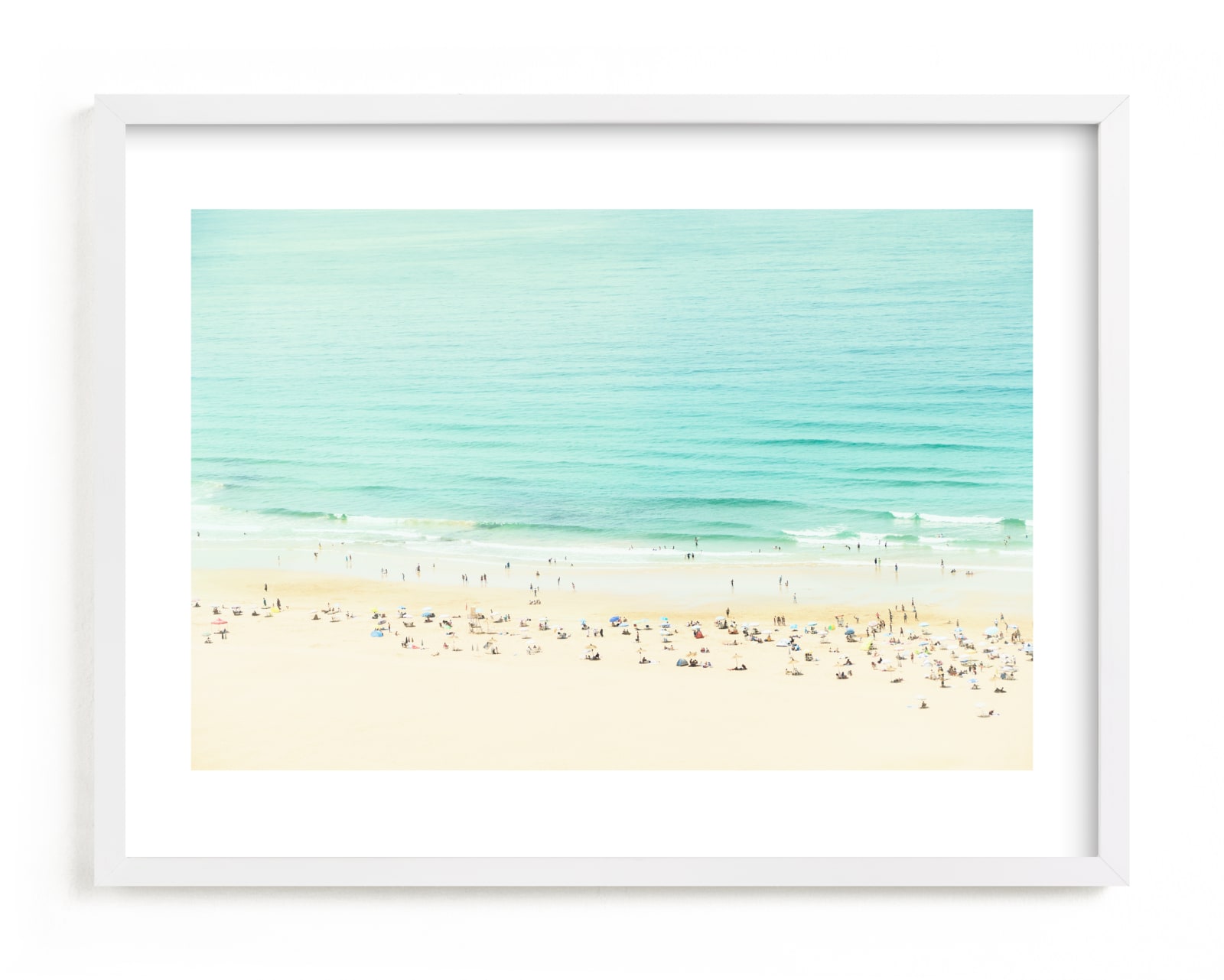 "Remembering a day by the Sea" - Limited Edition Art Print by Jacquelyn Sloane Siklos in beautiful frame options and a variety of sizes.