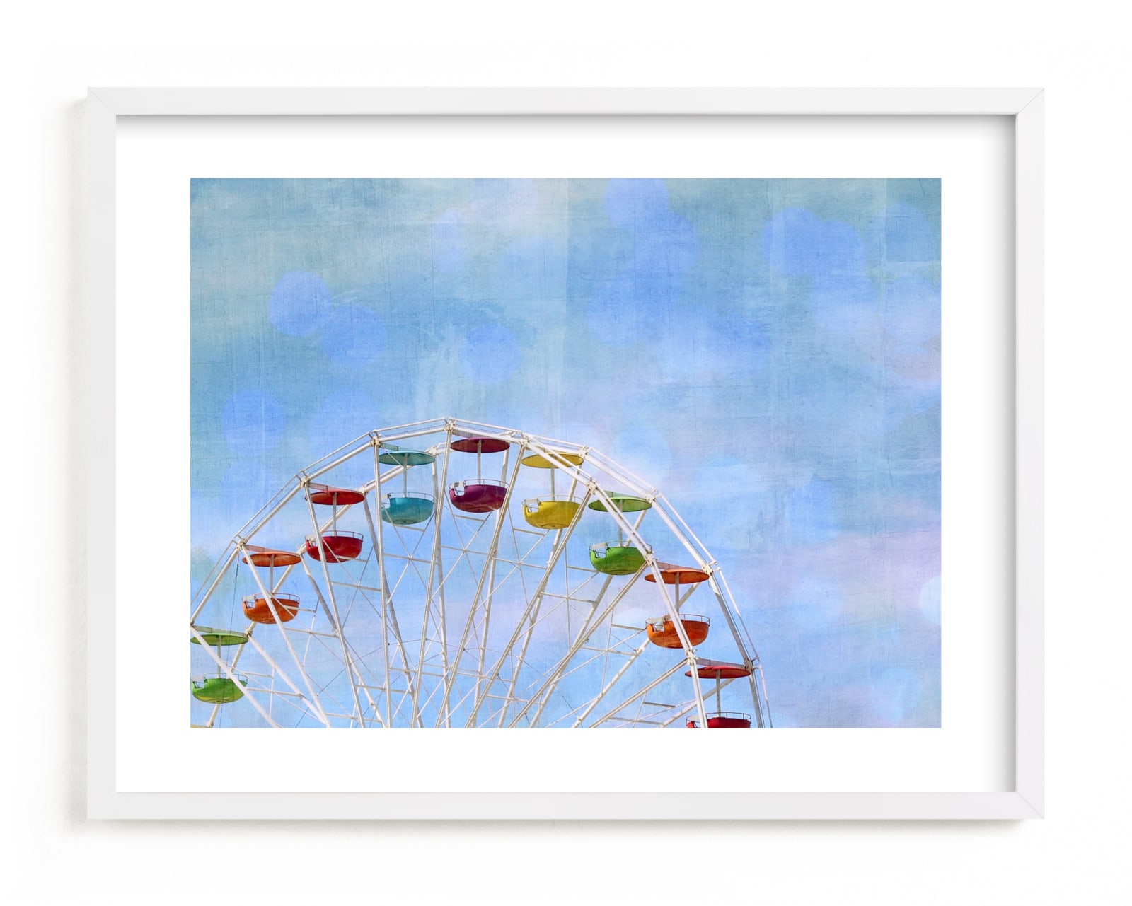 "Rainbow ride." - Limited Edition Art Print by Dawn Smith in beautiful frame options and a variety of sizes.