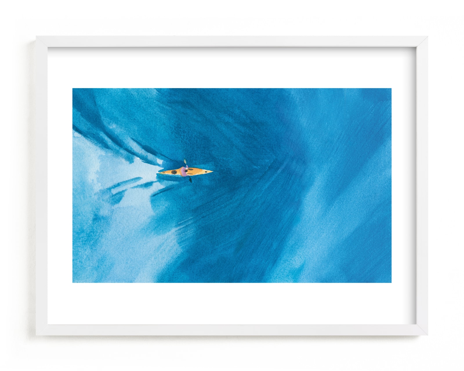 "Blue escape" - Limited Edition Art Print by Mary Cecelia in beautiful frame options and a variety of sizes.