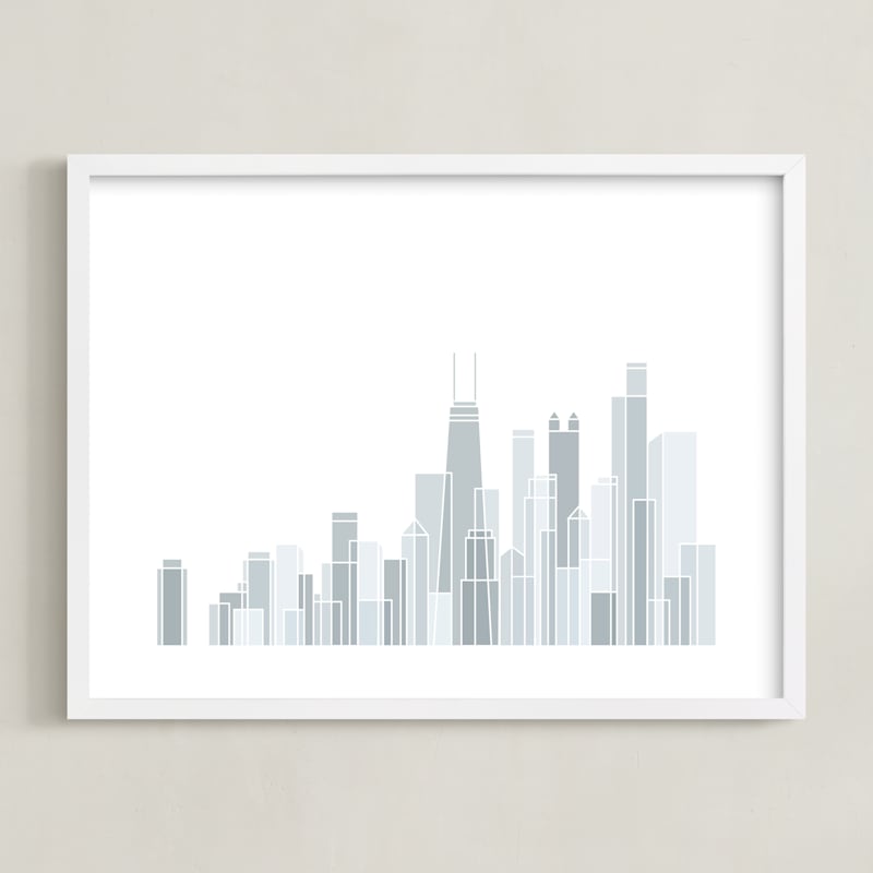 "Sky Lines" - Limited Edition Art Print by Jessie Steury in beautiful frame options and a variety of sizes.